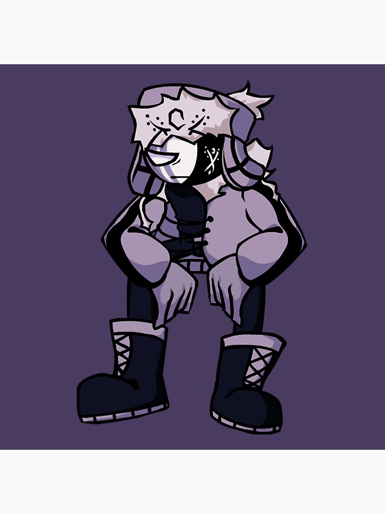 "Ruv Remastered FNF Sitting Sticker" Photographic Print for Sale by