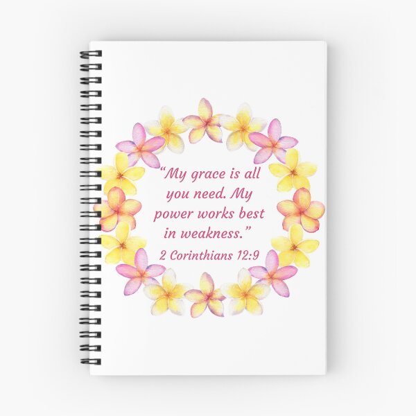 Item preview, 2 Corinthians 12:9 - “My grace is all you need. My power works best in weakness.”  designed and sold by FlutterByH.