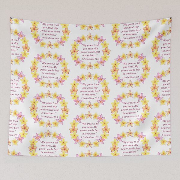 Item preview, 2 Corinthians 12:9 - “My grace is all you need. My power works best in weakness.”  designed and sold by FlutterByH.