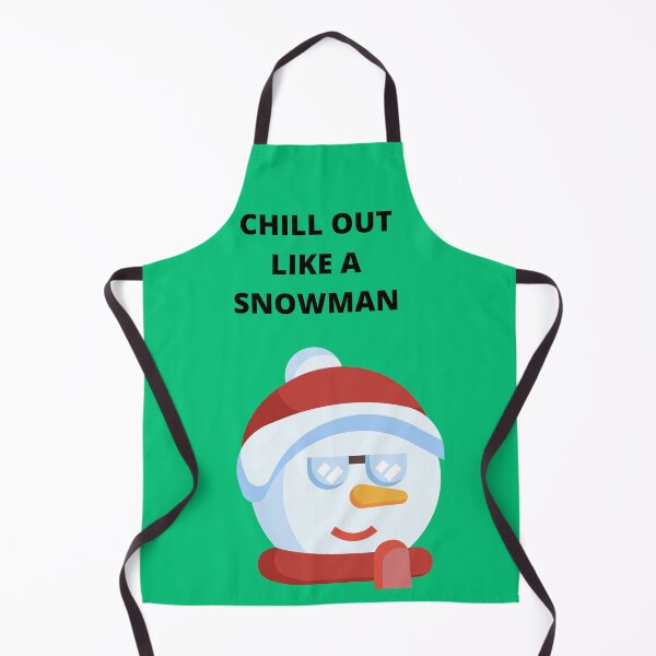 Aperçu de l'œuvre Chill Out Retro Cool Vibe – Slogan mignon « Chill Out Like A Snowman » pour la famille/les amis créée et vendue par haRexia.