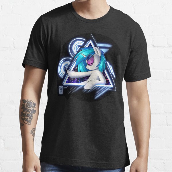 Dj Pon3 - Vinyl Scratch City Lights Essential T-Shirt