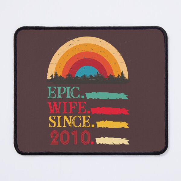 Item preview, epic wife since 2010, 12th 11th wedding anniversary, Epic Wife Since 2006 t-shirt, Custom T-shirt,2nd,3rd,4th,5th,6th,7th,8th,9th,10th,20th,30th,40th,50th,60th designed and sold by SimoSaladain.