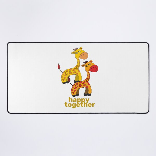 Item preview, giraffes happy together designed and sold by Veki5.