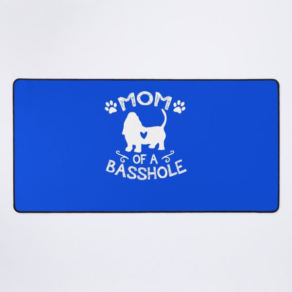 Item preview, Womens Mom Of A Basshole Basset Lover Gift Basset Hound Dog Mom V-Neck T-Shirt designed and sold by MarinaLebede.