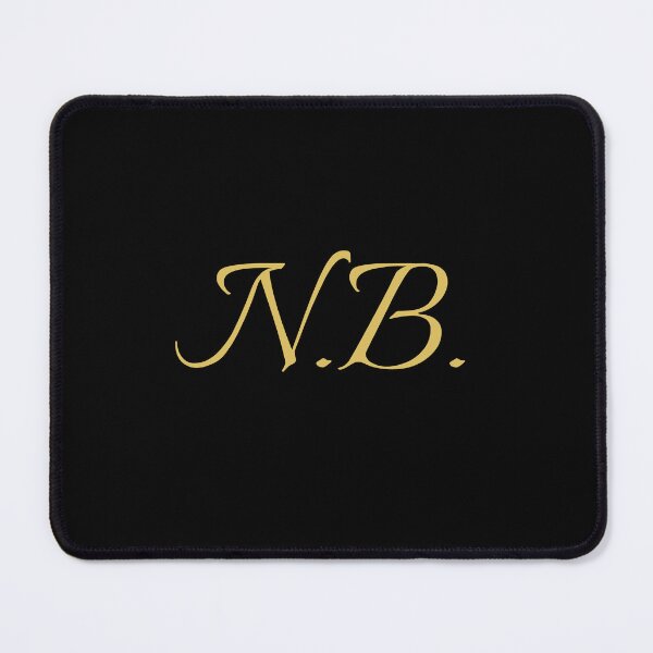 Item preview, NB Initials | Gold Lettering | Personalised Gifts designed and sold by Avo And Sriracha.