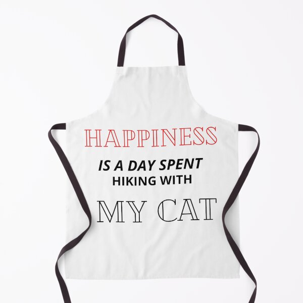 Item preview, happiness is a day spent hiking with my cat designed and sold by AGARI ★★★★★.
