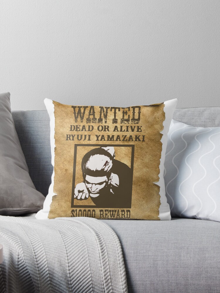 Ryuji Yamazaki KOF FATAL FURY Throw Pillow