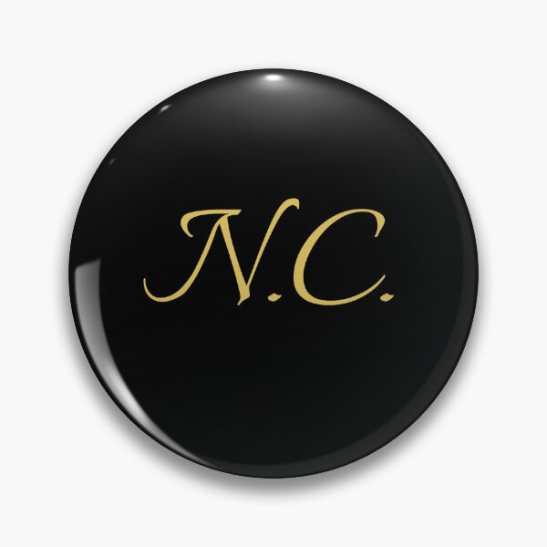 Item preview, NC Initials | Gold Lettering | Personalised Gifts designed and sold by Avo And Sriracha.