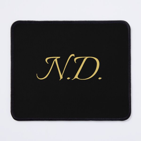 Item preview, ND Initials | Gold Lettering | Personalised Gifts designed and sold by Avo And Sriracha.