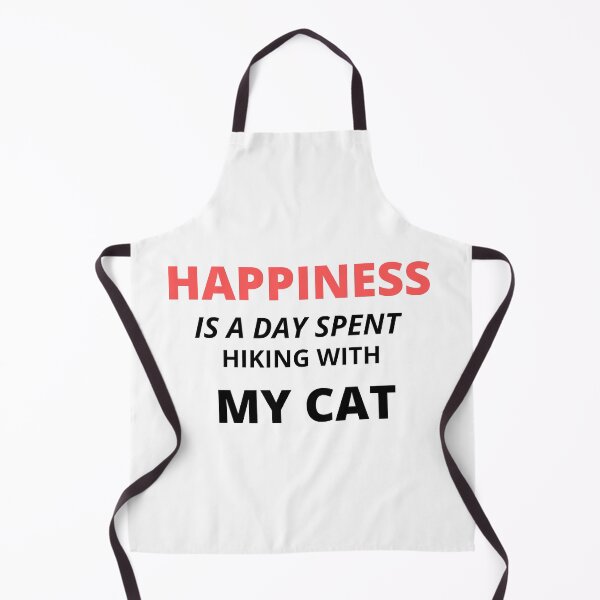 Item preview, happiness is a day spent hiking with my cat designed and sold by AGARI ★★★★★.