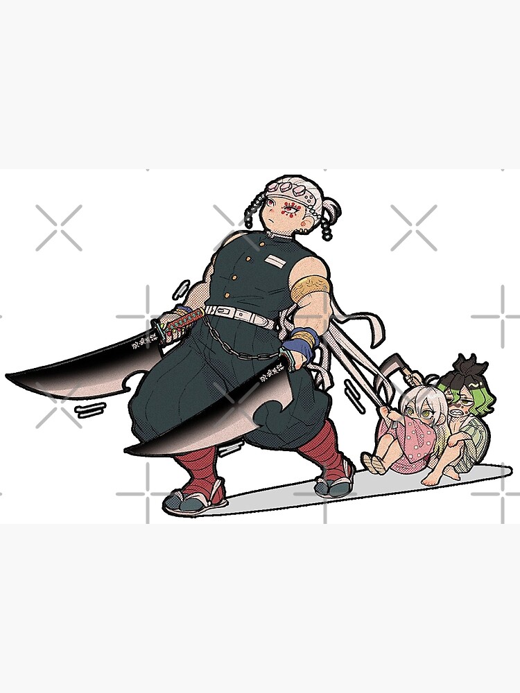 "Gyutaro, Daki, Uzui tengen, Kimetsu no Yaiba, Upper Rank Six, Demon