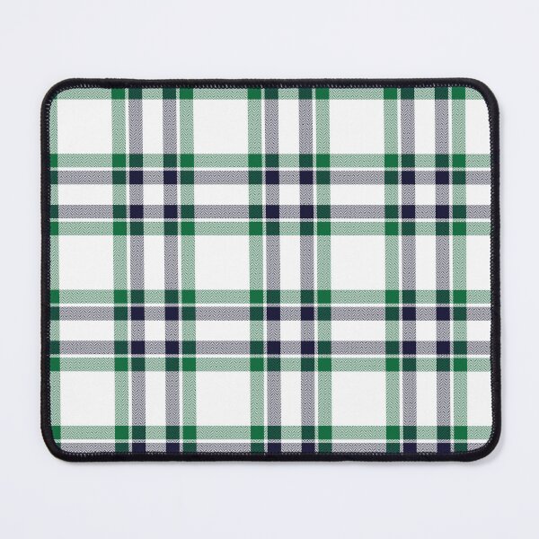 Item preview, Check plaid pattern in white green color. Classic tartan pattern. designed and sold by SolarDesign.