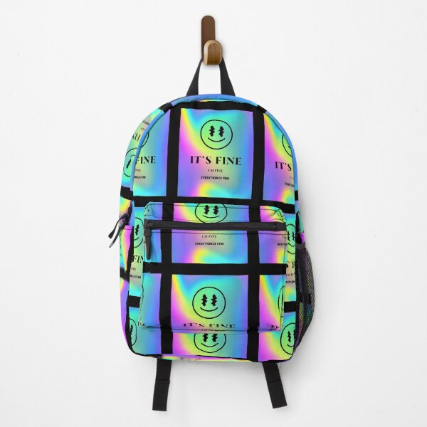 Item preview, It's fine, I'm fine, Everything's fine, Psychedelic, Icon designed and sold by BeebopGraphics.
