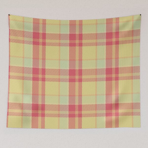 Item preview, Check plaid pattern in yellow color. Classic tartan pattern. designed and sold by SolarDesign.