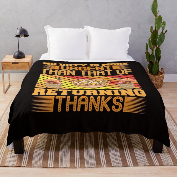 Item preview, No duty is more urgent than that of returning thanks Thanksgiving designed and sold by َART LOVERS ★★★★★.