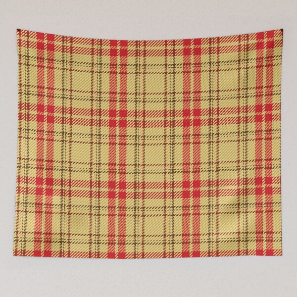 Item preview, Check plaid pattern in yellow color. Classic tartan pattern. designed and sold by SolarDesign.