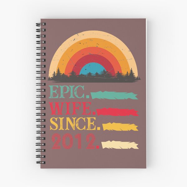 Item preview, epic wife since 2012, 9th wedding anniversary, Epic Wife Since 2012 t-shirt, Custom T-shirt,2nd,3rd,4th,5th,6th,7th,8th,9th,10th,20th,30th,40th,50th,60th designed and sold by SimoSaladain.