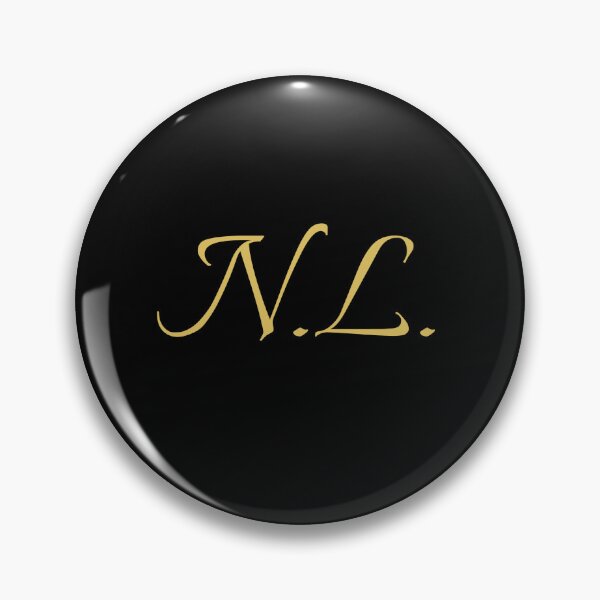 Item preview, NL Initials | Gold Lettering | Personalised Gifts designed and sold by Avo And Sriracha.