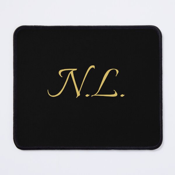 Item preview, NL Initials | Gold Lettering | Personalised Gifts designed and sold by Avo And Sriracha.