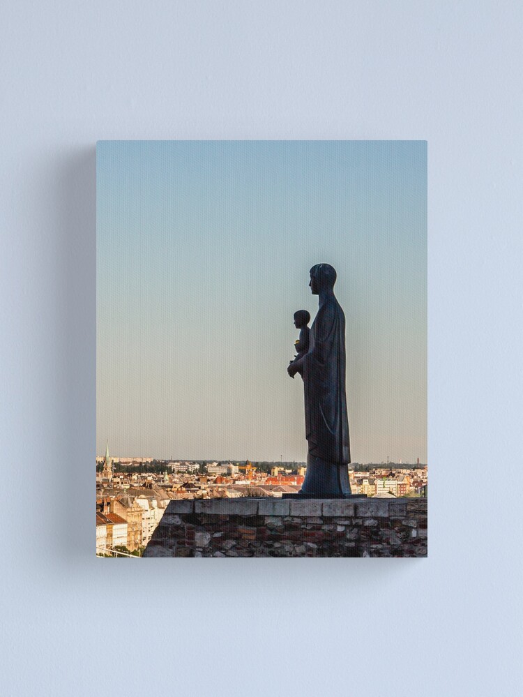 Thumbnail 1 of 3, Canvas Print, Madonna and Child designed and sold by darren-j-mcleod.