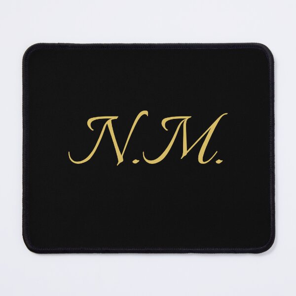 Item preview, NM Initials | Gold Lettering | Personalised Gifts designed and sold by Avo And Sriracha.