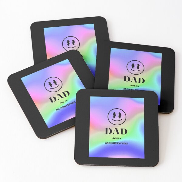 Item preview, Dad jokes are how eye roll, Psychedelic, Icon designed and sold by BeebopGraphics.