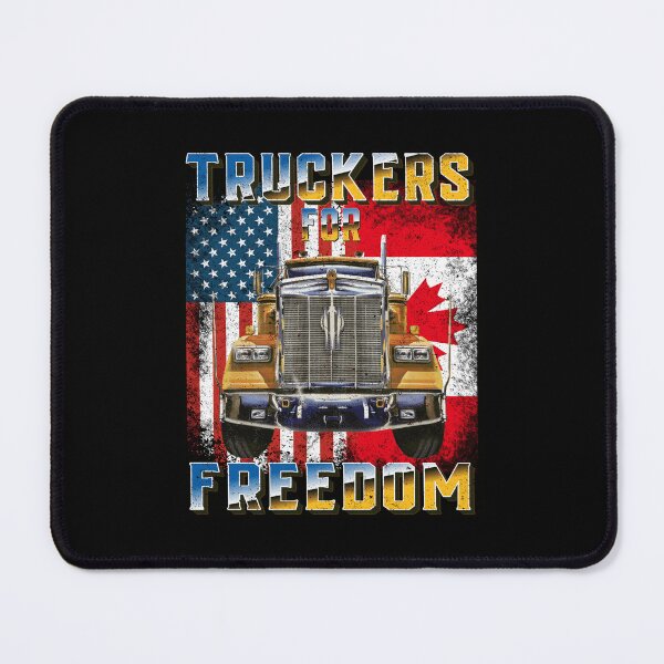Item preview, American Flag Canada Flag Freedom Convoy 2022 TRUCKER Driver designed and sold by GraphifyArt.