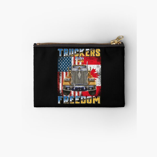 Item preview, American Flag Canada Flag Freedom Convoy 2022 TRUCKER Driver designed and sold by GraphifyArt.