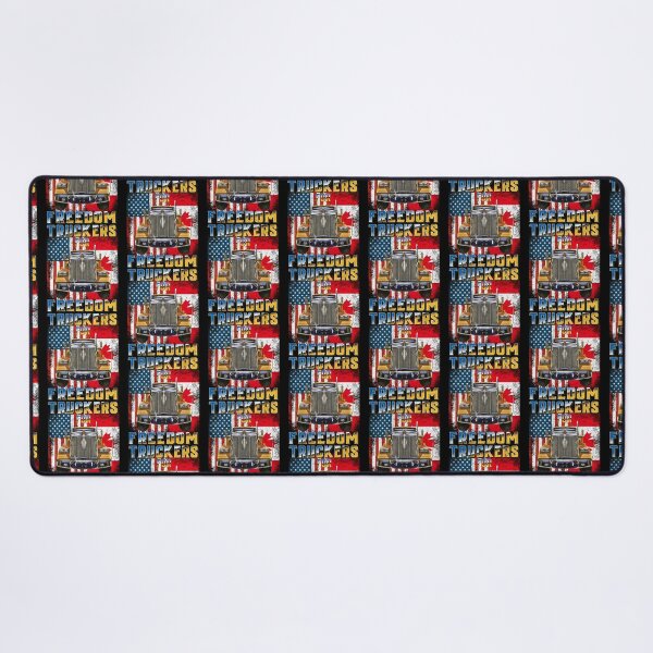 Item preview, American Flag Canada Flag Freedom Convoy 2022 TRUCKER Driver designed and sold by GraphifyArt.