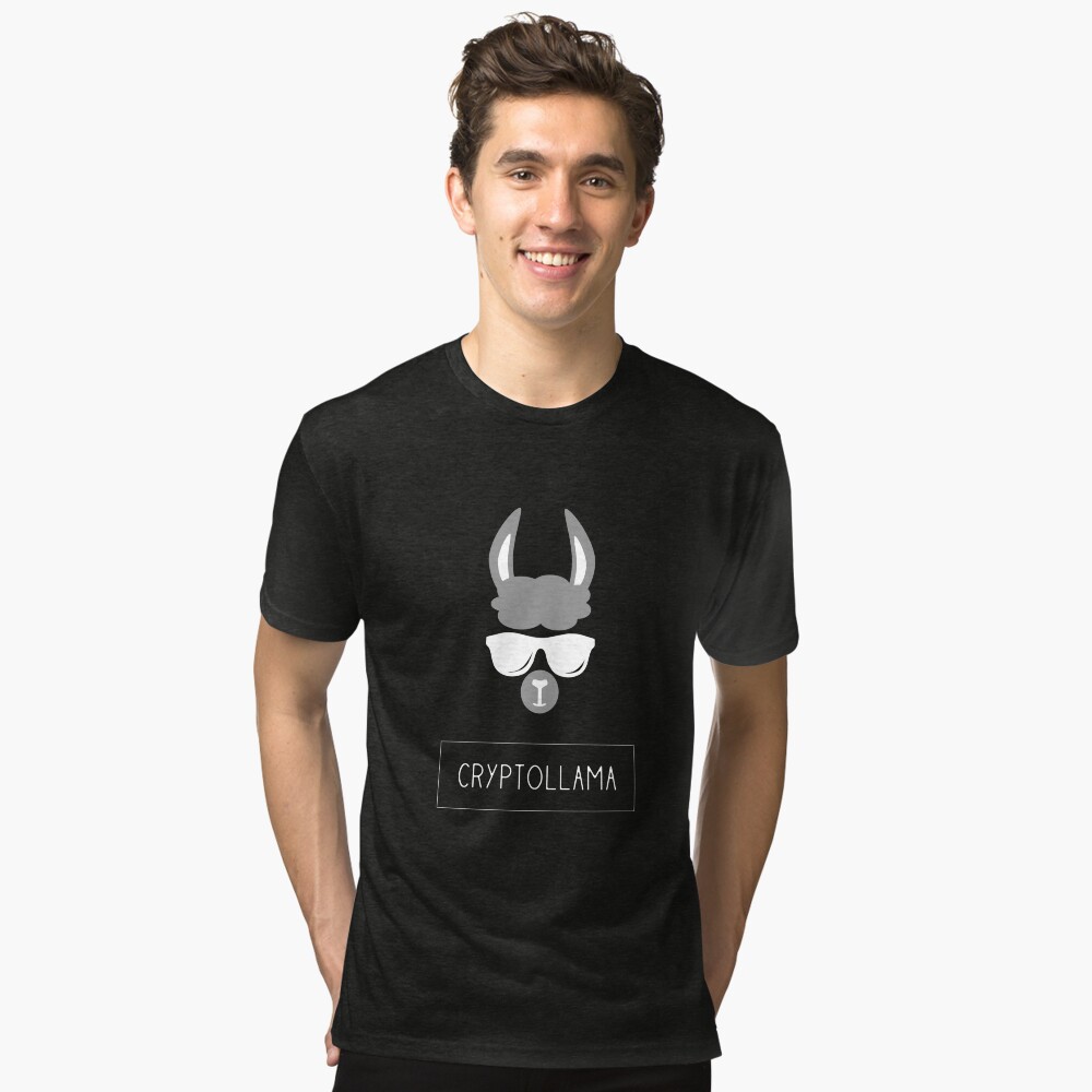 Item preview, Tri-blend T-Shirt designed and sold by cryptollama.