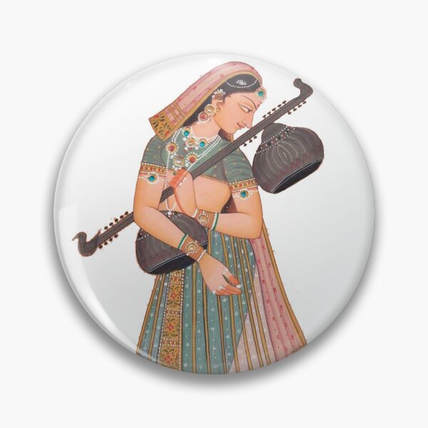 Item preview, Mughal Art woman dancer in elegant Eastern dress designed and sold by Pakistaniart.