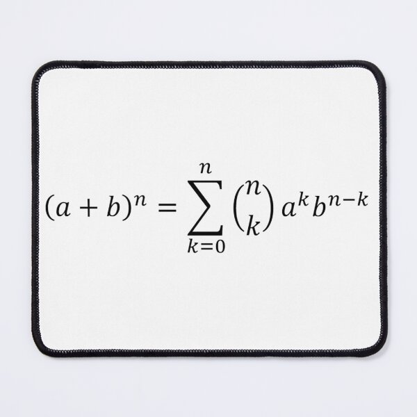 Item preview, math equations: binomial identity, math and algebra basics designed and sold by NoetherSym.