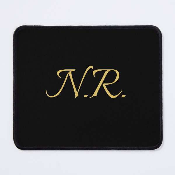 Item preview, NR Initials | Gold Lettering | Personalised Gifts designed and sold by Avo And Sriracha.
