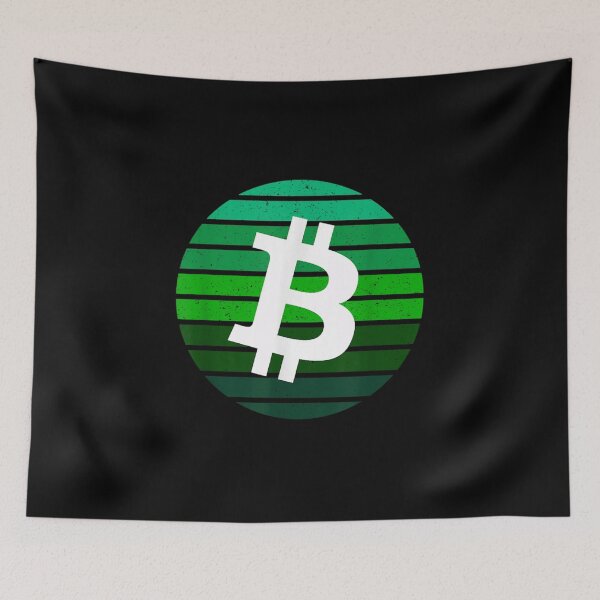 Item preview, Bitcoin Vintage Sunset St Patricks Day Crypto Hodl  designed and sold by peachlovey.