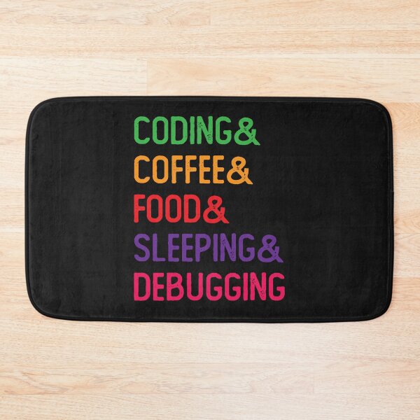 Item preview, Coding & Coffee & Food & Sleeping & Debugging designed and sold by Code  Monkeys.