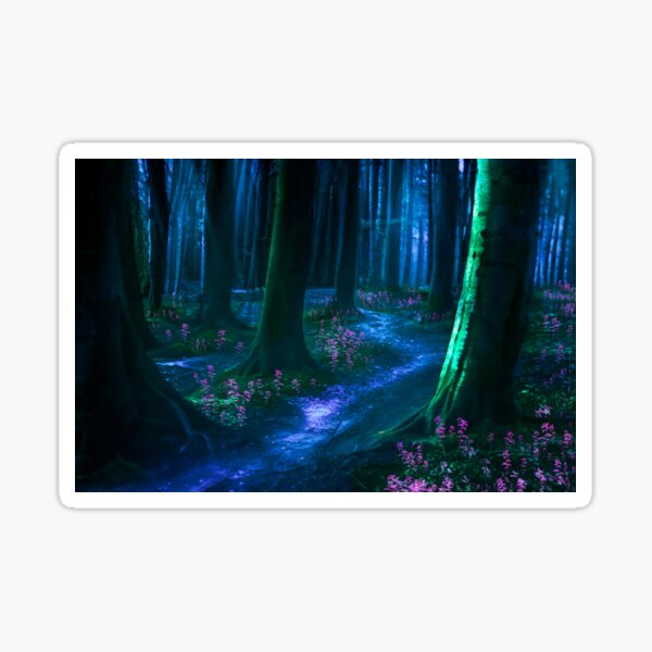 Fantasy dream forest Sticker