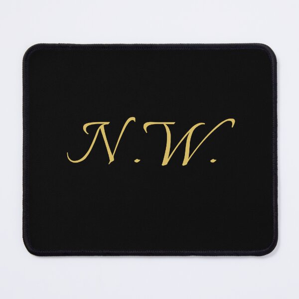 Item preview, NW Initials | Gold Lettering | Personalised Gifts designed and sold by Avo And Sriracha.