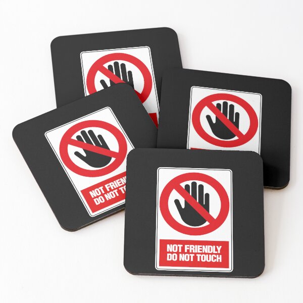 Item preview, not friendly do not touch designed and sold by T-paw.