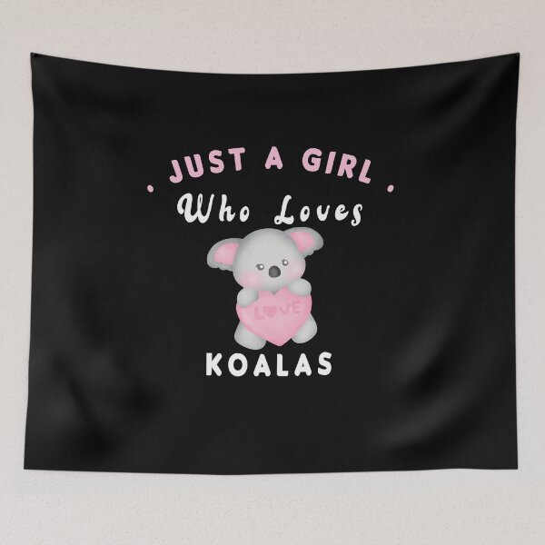 Item preview, Just A Girl Who Loves Koalas, Funny & Cute Koalas Lover Gift  designed and sold by MIAMI--STORE.