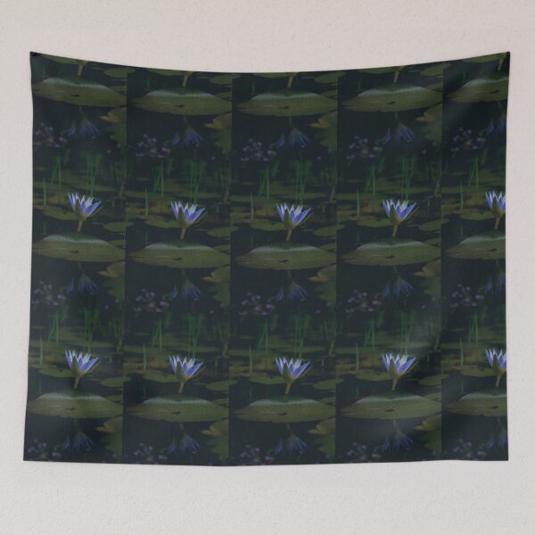 Item preview, Blue lotus with reflection. designed and sold by kasthu.
