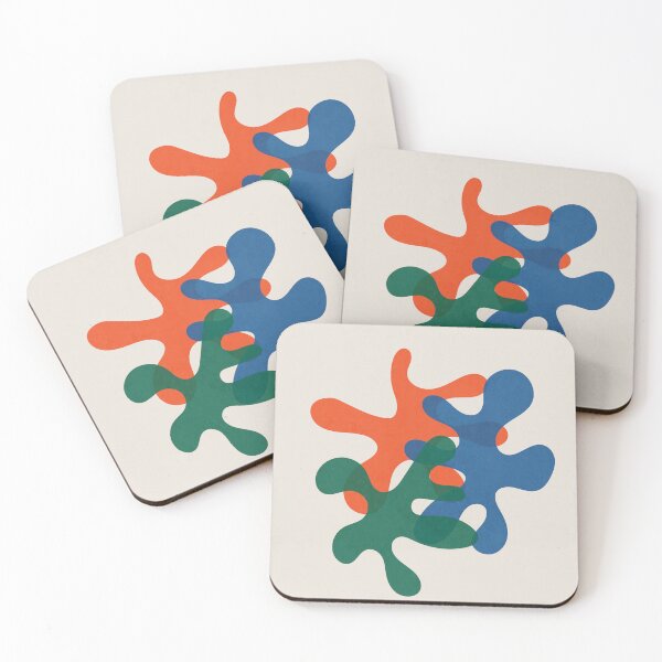 Item preview, Organic Botanical Abstract Shapes 3 designed and sold by technicolorable_art.