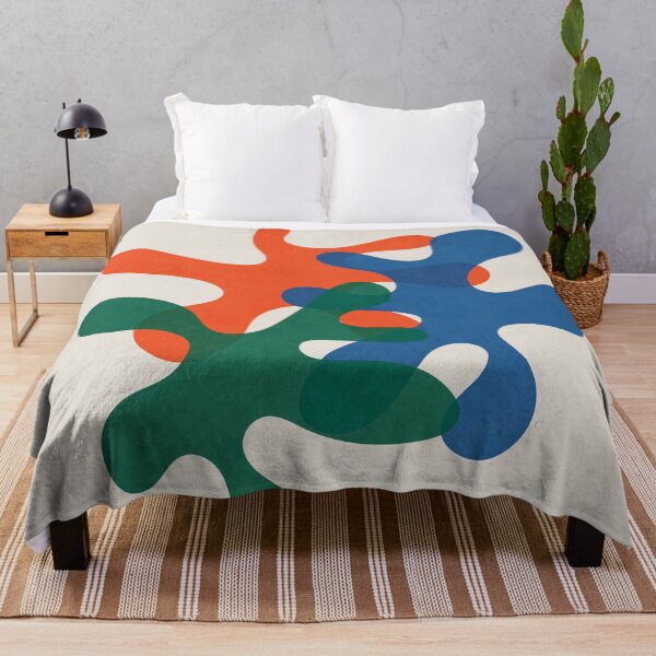 Item preview, Organic Botanical Abstract Shapes 3 designed and sold by technicolorable_art.