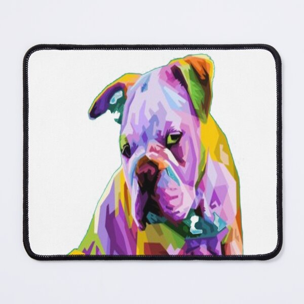 Item preview, colorful dog designed and sold by Tarek TK.