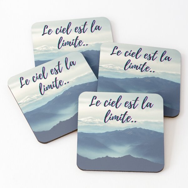 Item preview, Sky is not the limit - popular french quotes theme gifts  designed and sold by RebelliousRosee.