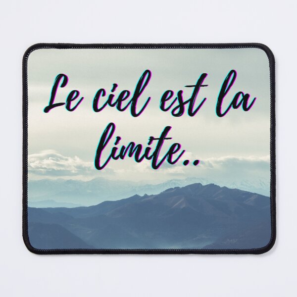 Item preview, Sky is not the limit - popular french quotes theme gifts designed and sold by RebelliousRosee.