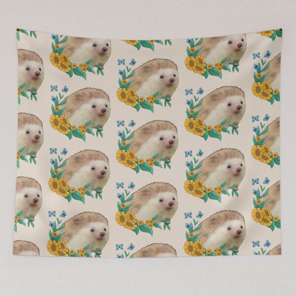 Item preview, Hedgehog with flowers designed and sold by Blumchen.