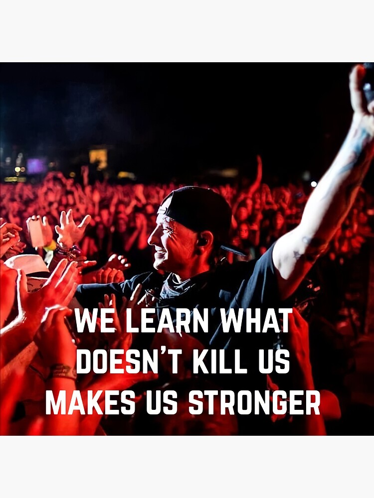 "Linkin Park Sharp Edges Lyrics" Sticker by JohannaLP Redbubble