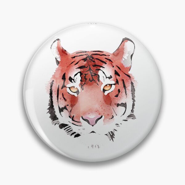 Item preview, Tiger Head Watercolor Pattern designed and sold by OneLook.