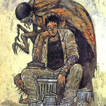Imagen de la obra Kasukabe & Johnson - Dorohedoro de B1snas