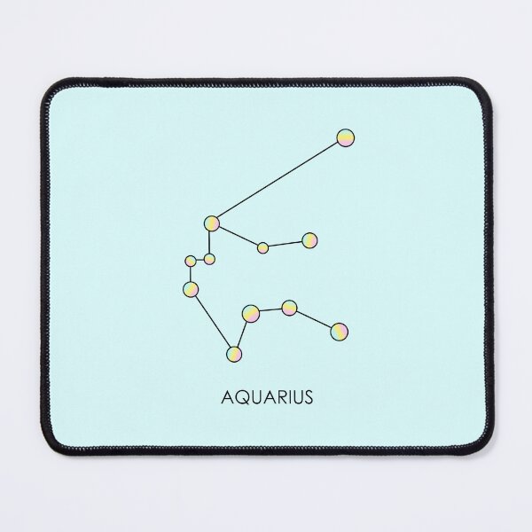 Item preview, Rainbow Aquarius Zodiac Sign - Constellation designed and sold by PancakeAndLoaf.